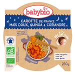 Babybio Mon Petit Plat Wortel Mais Quinoa Bio, 230 gram