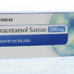sanias paracetamol 500 mg, 20 stuks
