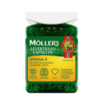 mollers omega-3 levertraancapsules, 160 capsules