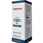 uni swiss-pharma cbd-isolaat 5%, 10 ml