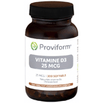 proviform vitamine d3 25mcg, 300 soft tabs