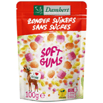 damhert soft gums vegan zonder suiker, 100 gram
