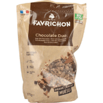 favrichon chocolade duo crunchy muesli, 375 gram