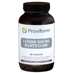 proviform l-lysine 500mg & cats claw, 180 veg. capsules