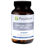 proviform calcium citraat 450 & d3, 90 veg. capsules