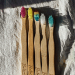 betereproducten bamboe tandenborstel voor kinderen geel, 1 stuks