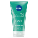 nivea derma skin clear scrub, 150 ml