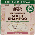 garnier hair loving blends solid shampoo milde haver, 60 gram