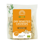 mattisson organic cashew geroosterd zout & peper biobites, 175 gram