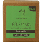 yours naturally geurkaars in glas hop & kruiden 20cl, 1 stuks