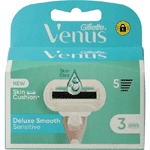 Gillette Venus Deluxe Sensitive Mesjes, 3 stuks
