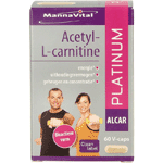 mannavital acetyl-l-carnitine platinum, 60 veg. capsules