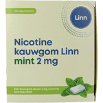 Linn Nicotine Kauwgom 2mg Mint, 204 stuks