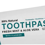 green people fresh mint & aloe vera fluoride toothpaste, 75 ml