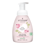 attitude baby leaves 2in1 foaming hair & body wash parfumvr, 295 ml