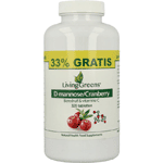livinggreens cranberry d-mannose voordeelverpakking, 320 tabletten
