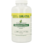 livinggreens magnesium citraat 400mg voordeelverpakking, 320 tabletten