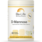 be-life d-mannose 750, 60 veg. capsules