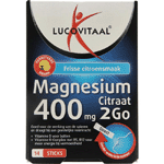 lucovitaal magnesium citraat 400mg 2go sticks, 14 stuks