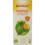 Zonnatura Energie Groene Thee met Vitamine C Bio, 20 stuks