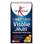 lucovitaal visolie & multi vitaminen mineralen, 60 capsules